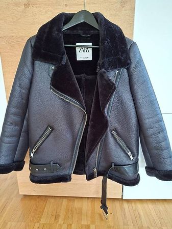 Zara Lederimitatjacke