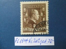 FL 1944 Nr. 202 gestempelt