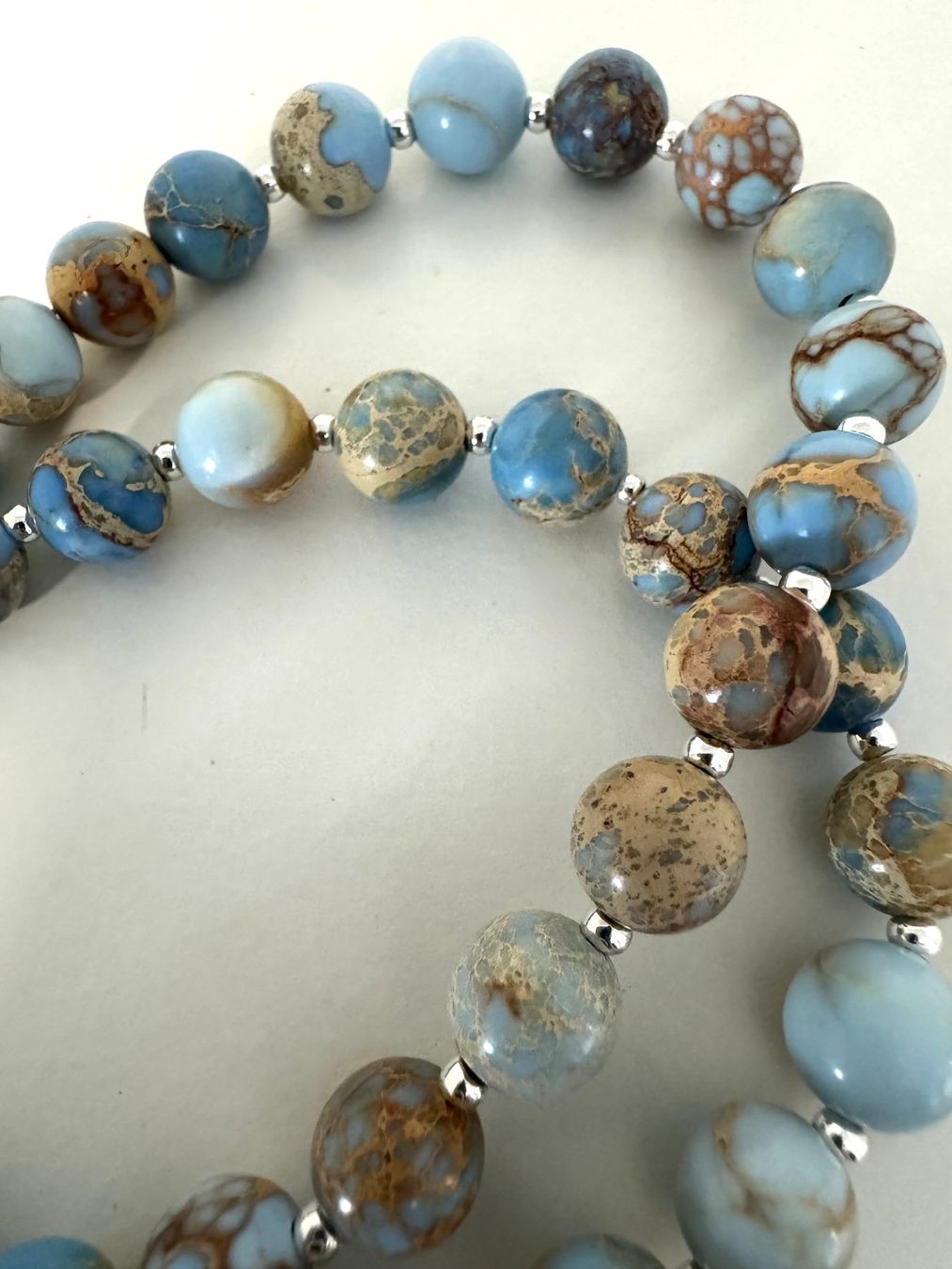 Catenine: Halskette Ozean-Jaspis – Nuovo (secondo la descrizione) da Biberist venduto da tl-schmuck 1