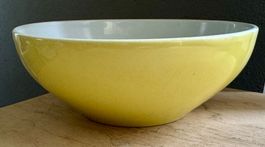 Rössler Schüssel gelb 19 cm gebraucht vintage