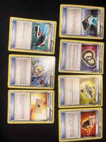 Lot de 7 cartes Pokémon Dresseur état occasion correct