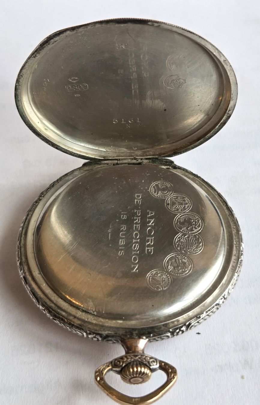 Orologi: Silber Taschenuhr aus Nachlass – Usato da Kriens venduto da 1mars10 3