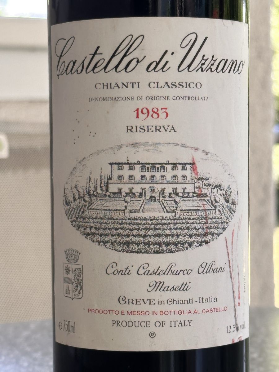 Wein: Castello di Uzzano – Chianti Classico 1983 Riserva – Neu (gemäss Beschreibung) aus steffisburg von releve 3