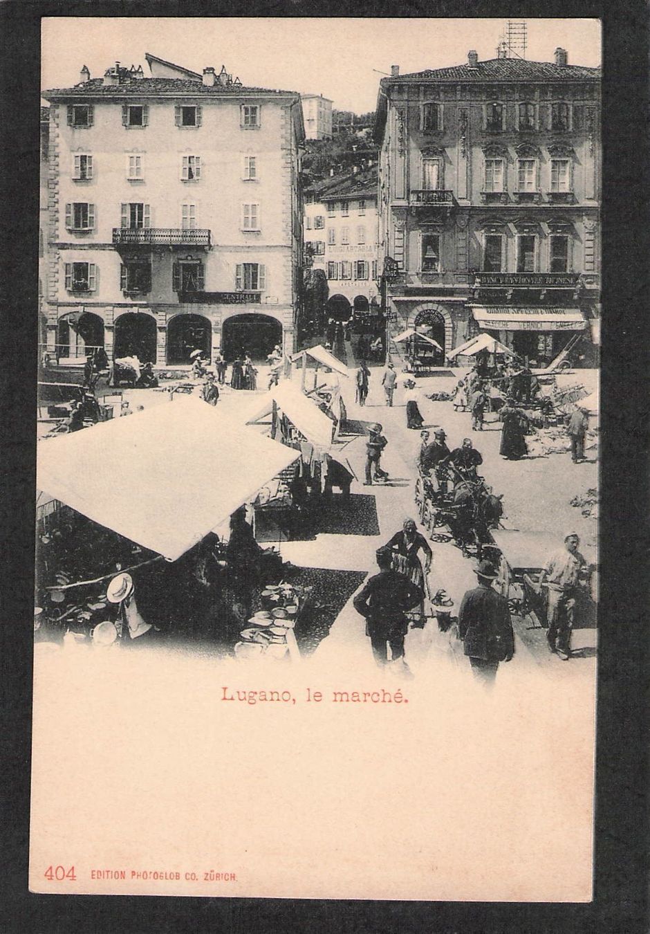 Cartes postales: CP.TI Lugano , le marché – D'occasion à Reichenburg par Pipo-67