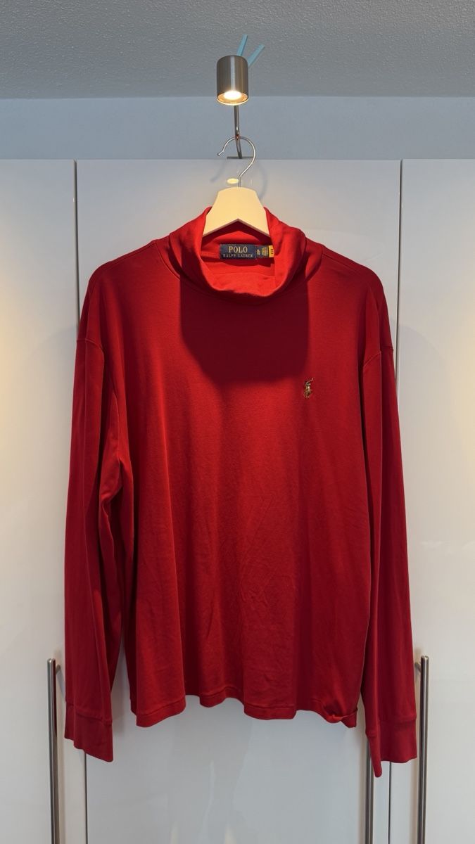 Maglioni & Felpe: Polo Ralph Lauren Rollkragenpullover, Rot, Gr. XL – Usato da Domat/ Ems venduto da saren92