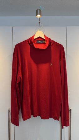 Polo Ralph Lauren Rollkragenpullover, Rot, Gr. XL
