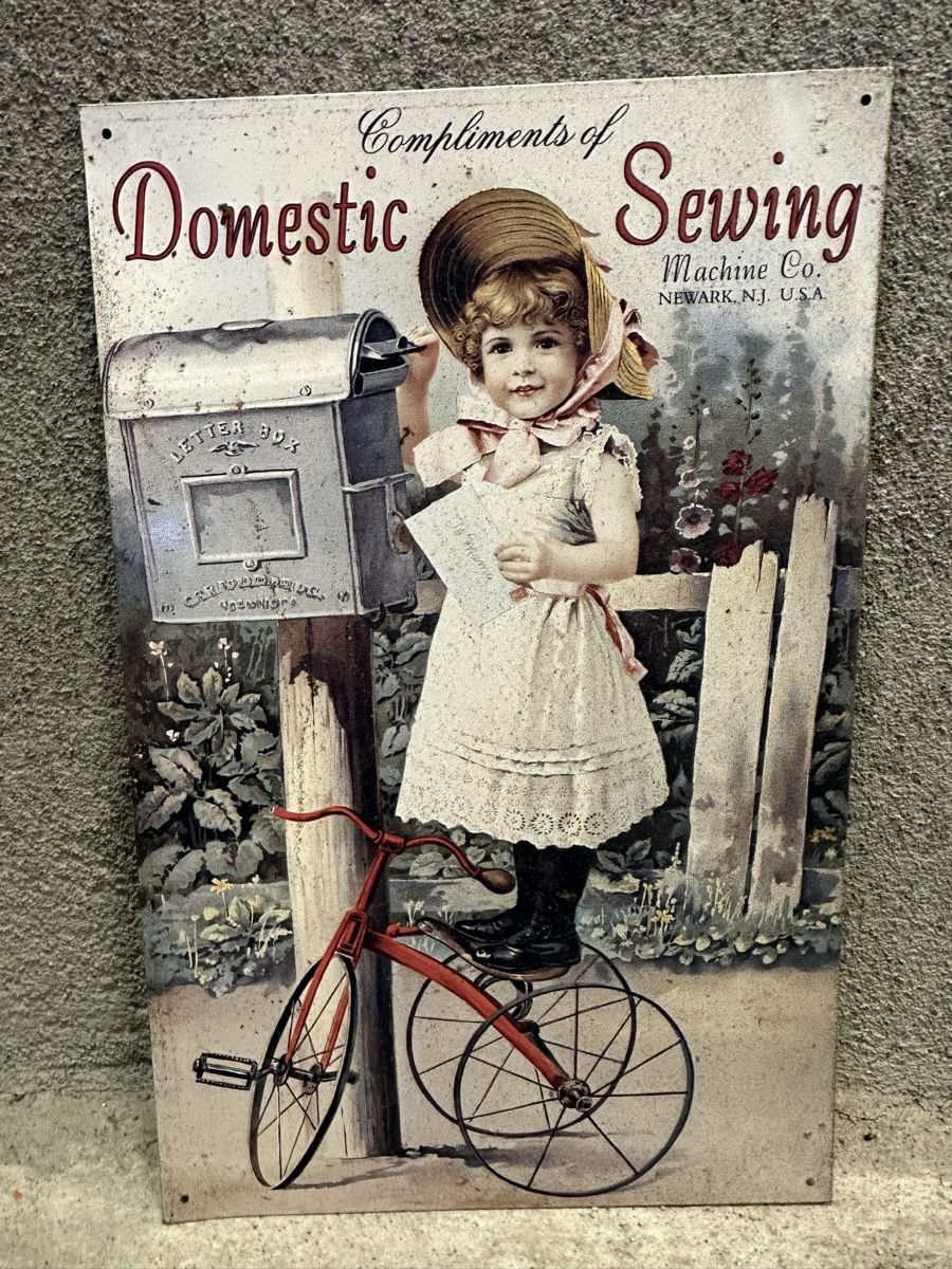 Schilder: Domestic sewing dreirad kind – Gebraucht aus Reinach AG von rares75