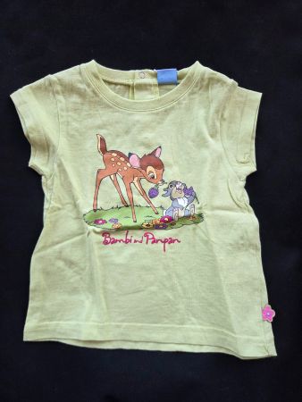 T-shirt vert clair Disney Bambi 18 mois 80 - 86 cm