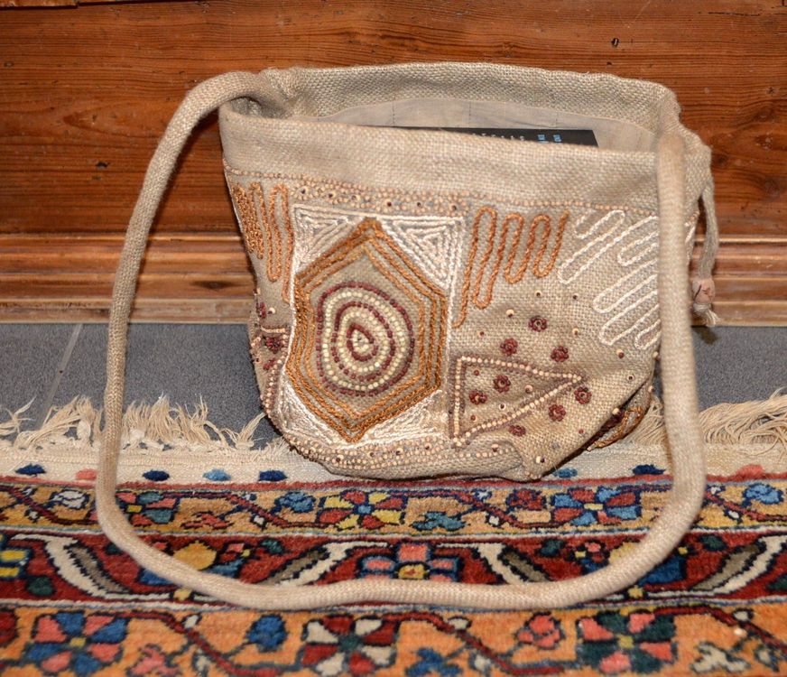 LEVLO Kosmetiktasche „Take Me To India“ – Reisetasche Mit Indien-Motiv, Baumwoll-Leinen, Wasserabweisend