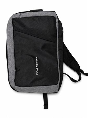 Rucksack schwarz grau neu ungetragen