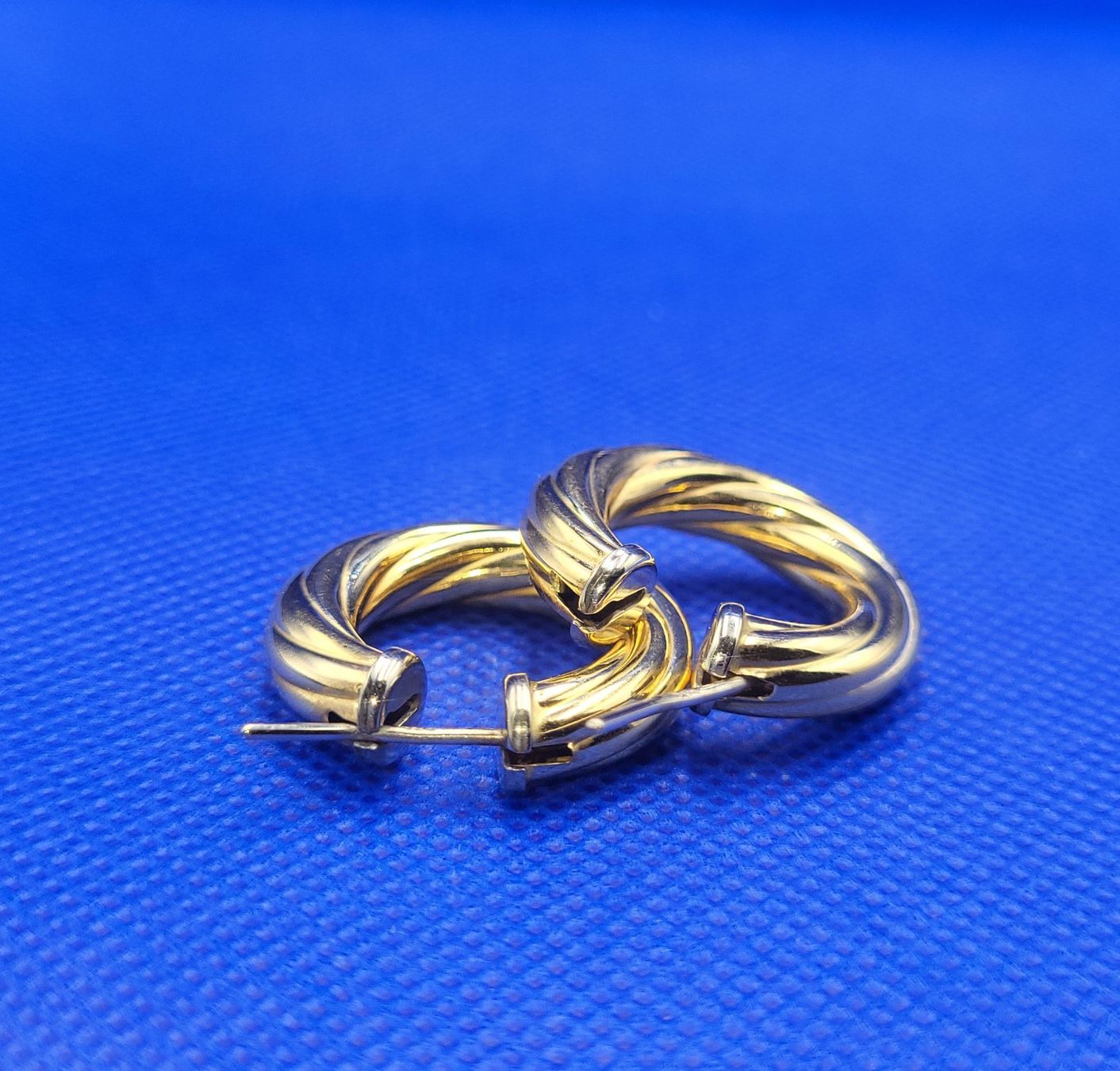 Orecchini pendenti & Orecchini a lobo: 18 Karat 750 Bicolour Gold Ohrringe – Usato da Wald ZH venduto da Aniade 7