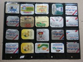 40         verschiedene       Butterdeckeli
