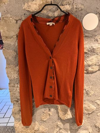Strickjacke Burberry Brit, Gr. 34, Orange