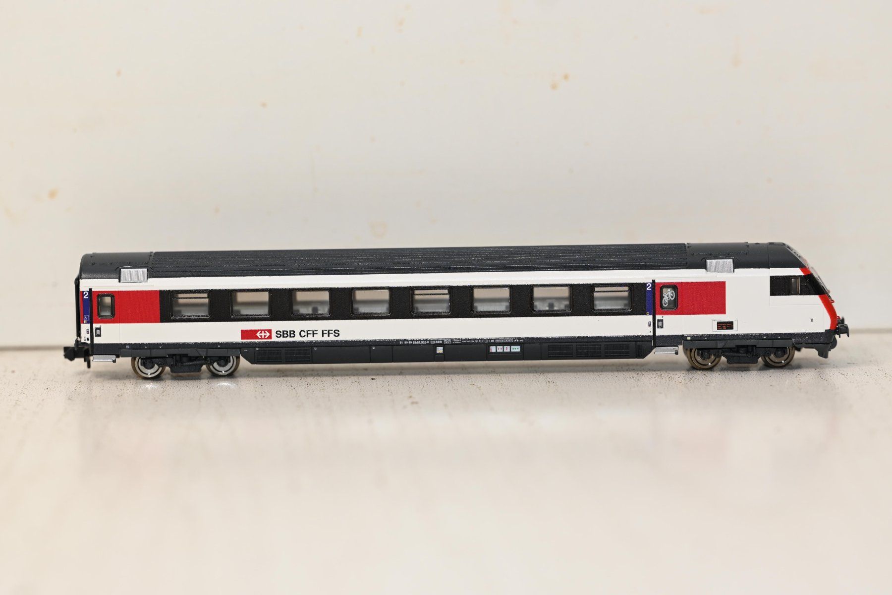 Fleischmann Modelleisenbahnen: SBB IC Steuerwagen Fleischmann Spur N mit OVP – Gebraucht aus Laupen ZH von Zmoewe 5