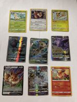 Pokemon Karten Eevee und Entwicklungen 9 Stueck Konvolut