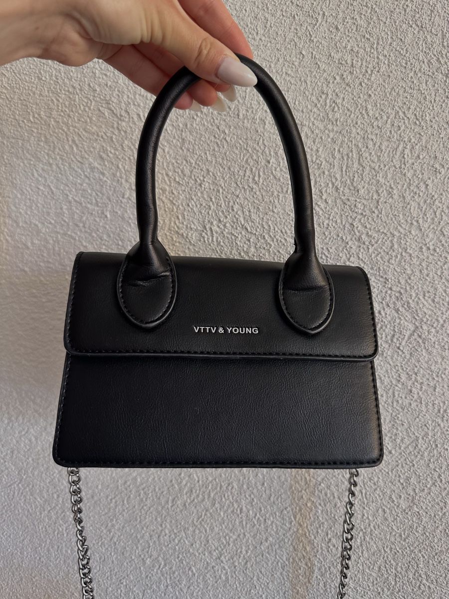 Borse da donna: Schwarze Mini Crossbody Tasche mit Kette – Nuovo (secondo la descrizione) da Zürich venduto da ElissZurich