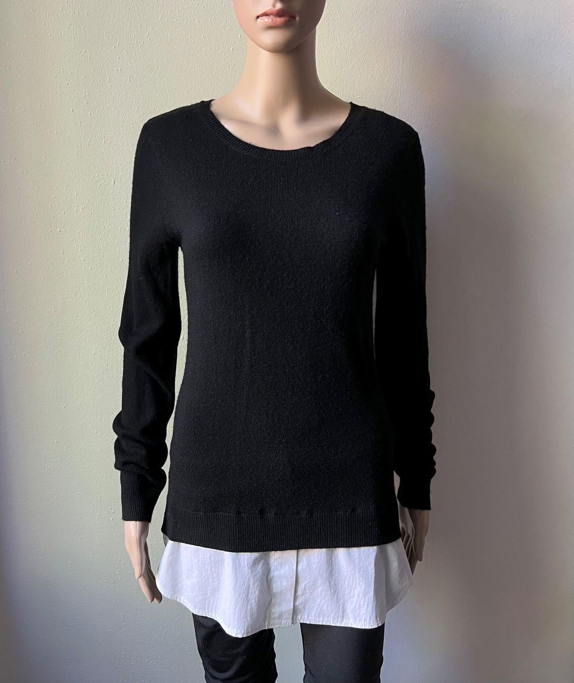 Pullover & Sweatshirts: WALLIS Pullover mit Bluseneinsatz 🖤 – Gebraucht aus Zürich von ClosetQueen