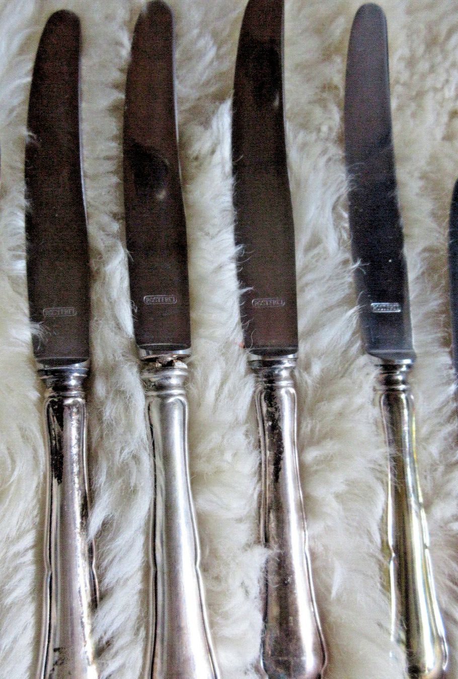 Set di posate: Konvolut 800er Silber BSF Chippendale 8 Messer  - 4+4 – Usato da Sylt venduto da elizan 2