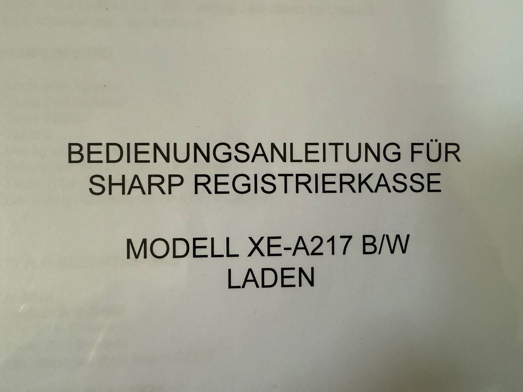 Registratore di cassa: Registrierkasse Sharp – Usato da Zwingen venduto da moje1 4