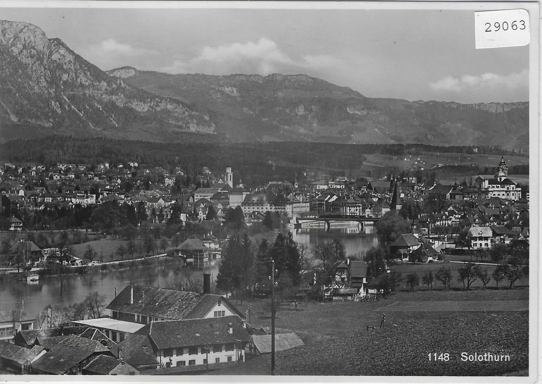 Cartoline postali: Solothurn - Teilansicht – Usato da Ettingen venduto da Kartenplanet