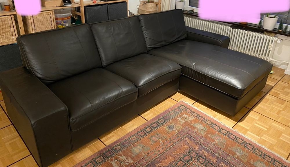 IKEA KIVIK Leder schwarz Kaufen auf Ricardo