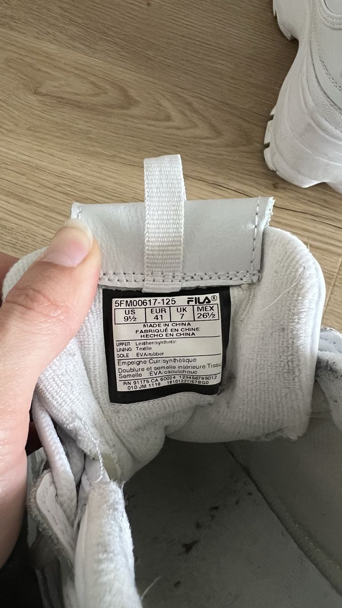 Fila Scarpe da uomo: FILA Plateau Sneakers weiss, Gr. 41 – Nuovo (secondo la descrizione) da Wettingen venduto da unerhoertlaut 5