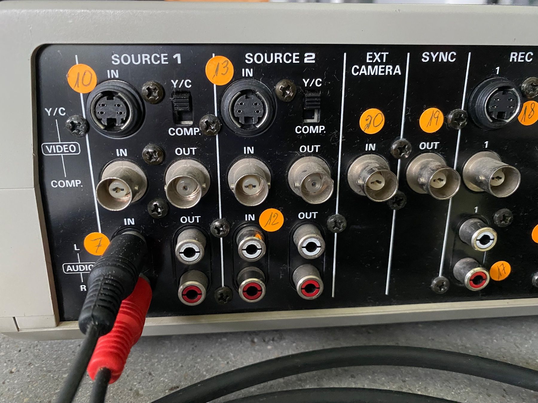 Panasonic Console di mixaggio: Panasonic WJ-MX12 Mixer – Usato da Anglikon venduto da Couture-Shop 4