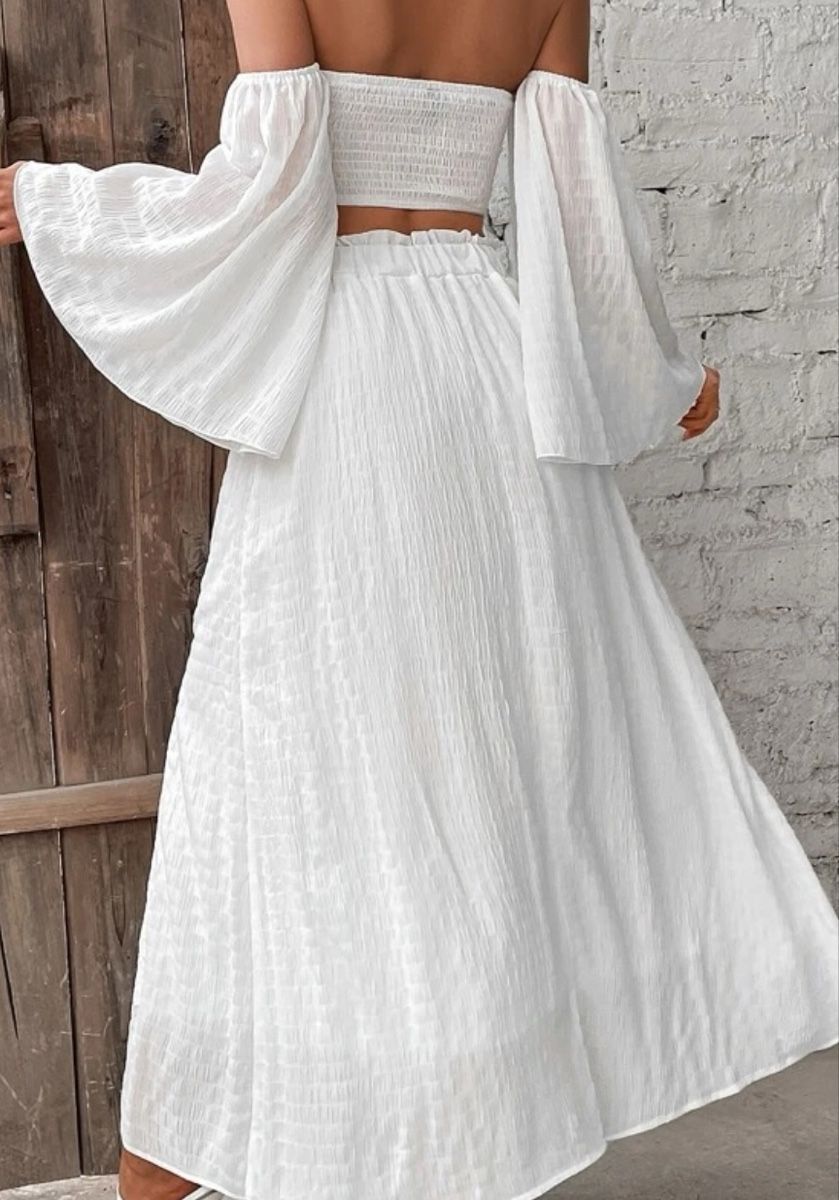 Shein Kleider: Weisses Sommerkleid – Neu (gemäss Beschreibung) aus Konolfingen von e_t8wh