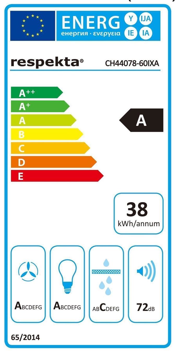 Cappe di aspirazione: 867 Dunstabzugshaube 60 cm LED EEKL A – Nuovo e nell'imballaggio originale da Wallenwil venduto da toesstalvertrieb 6