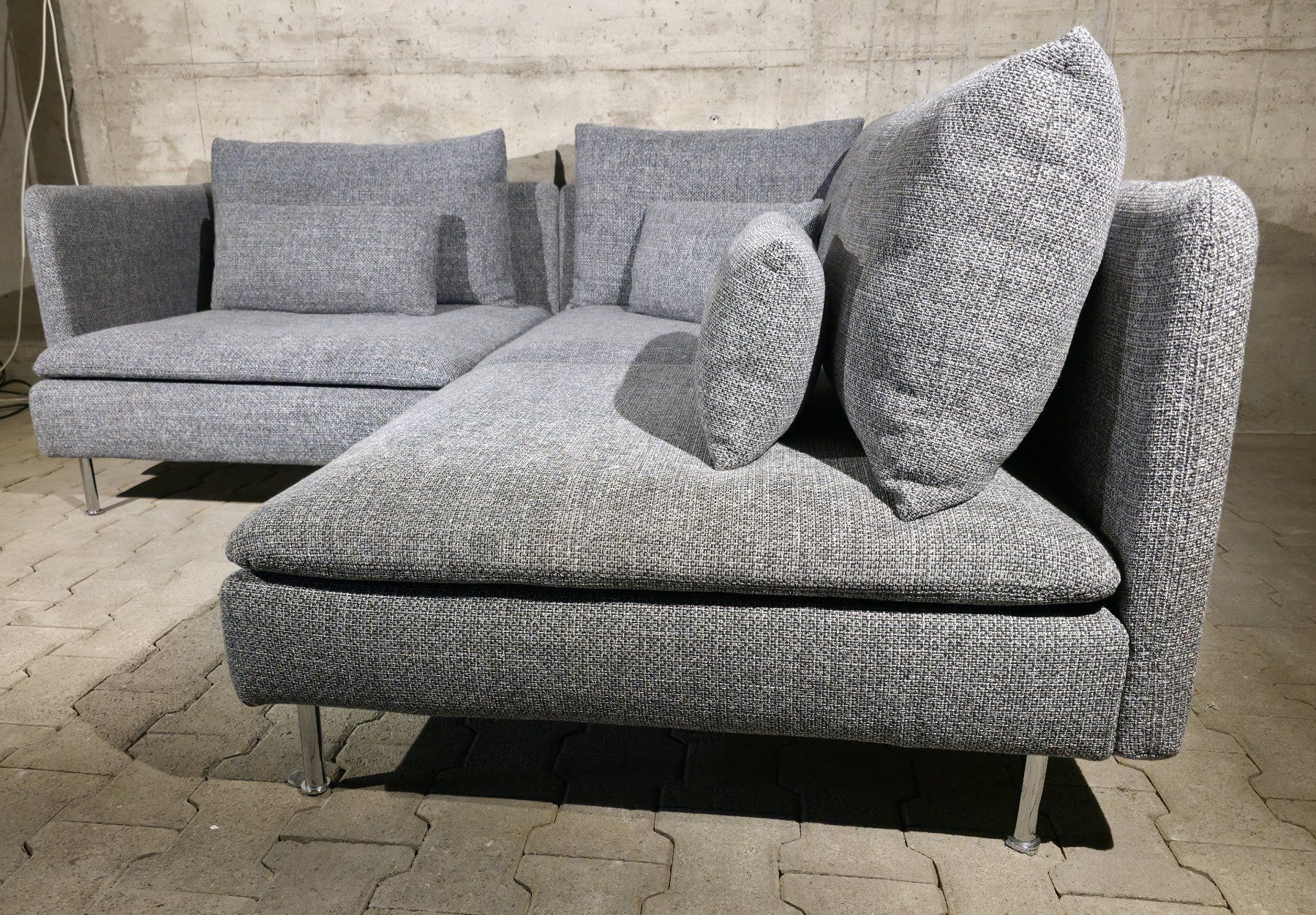 Divani: IKEA SÖDERHAMN modulares Sofa Wohnlandschaft in Grau – Usato da Affeltrangen venduto da Szafaoli 2