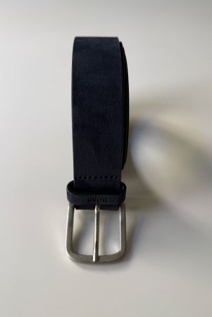 Hugo Boss Blue Suede Belt, size 105, NEW