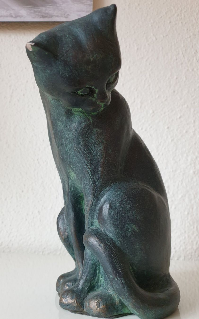 Skulpturen & Statuen: Austin Skulptur Katzenstudie 1988 by Klara Sever – Gebraucht aus Zürich von fourpaws 2