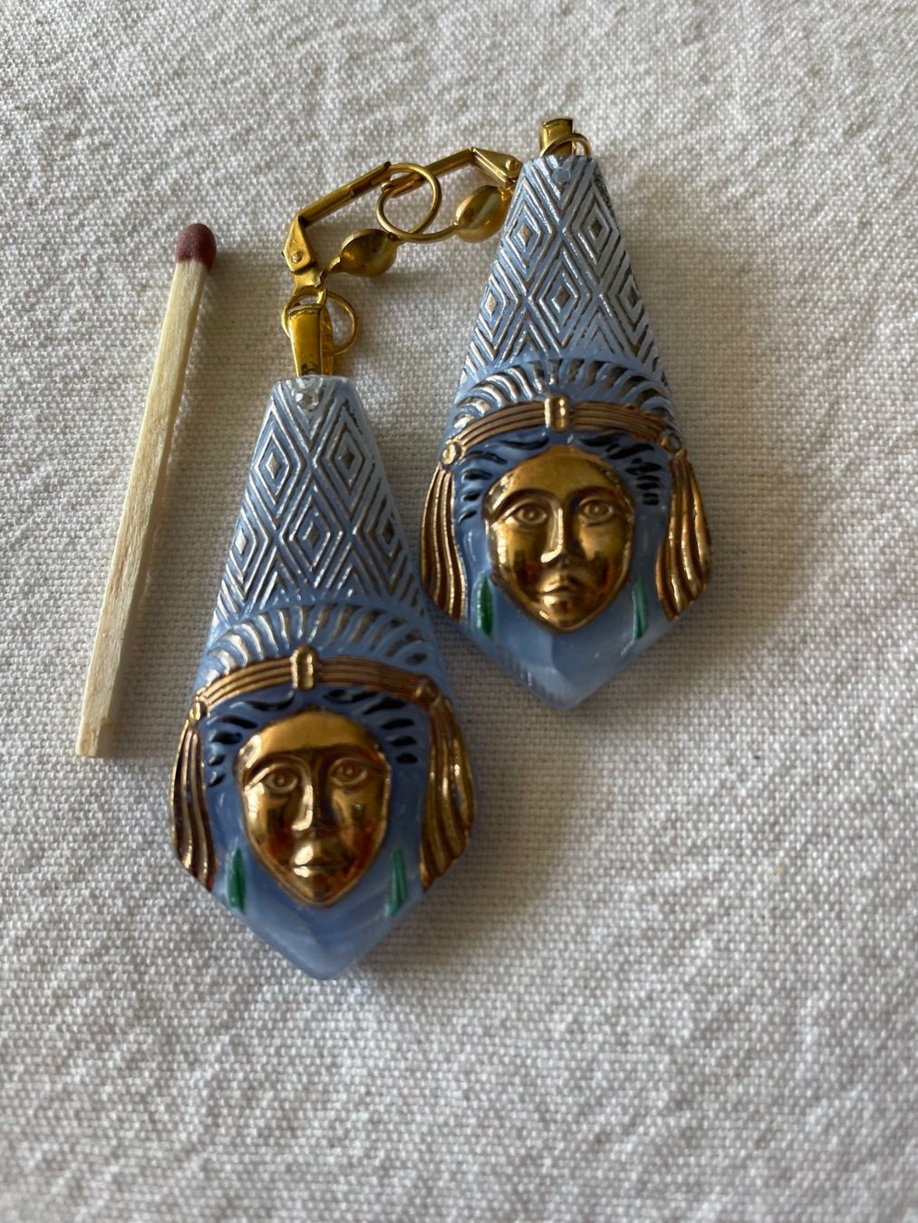 Orecchini pendenti & Orecchini a lobo: Ohrhänger aus Vintage Gablonzer Glas – Nuovo (secondo la descrizione) da Zürich venduto da aannnnaa48