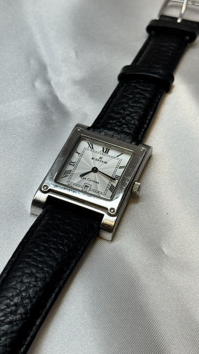 Edox Montres: Edox Les Combes unisex mit Datum Gut erhalten  – D'occasion à Untersiggenthal par TimeandShine 6