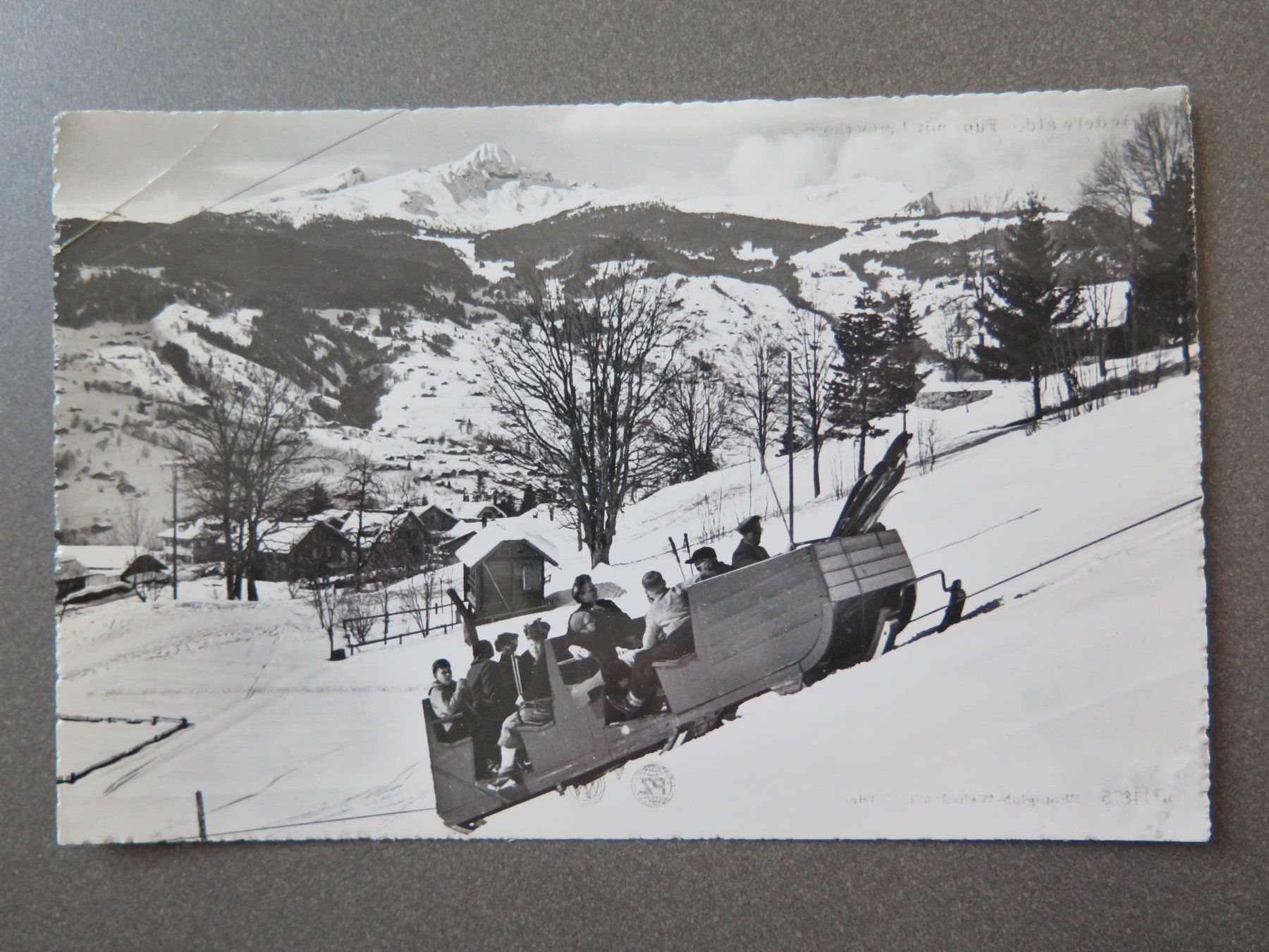 Cartoline postali: GRINDELWALD - FUNI - FUNI MIT LAUBERHORN – Usato da Wittenbach venduto da lipasal