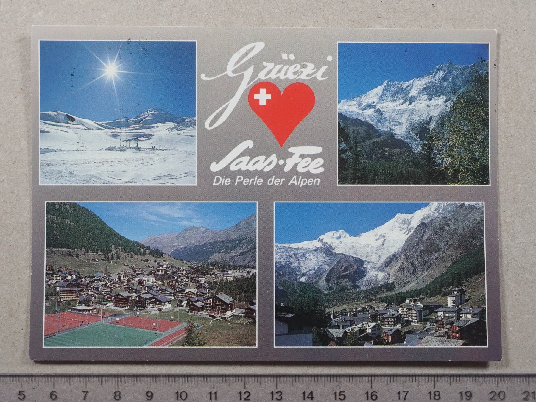 Cartes postales: Saas Fee, 2009 – D'occasion à Lenzburg par fh1