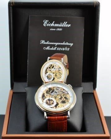 Orologi: Eichmüller schöne grosse Skelettuhr 50mm – Nuovo e nell'imballaggio originale da Wittenbach venduto da Gapservice 6