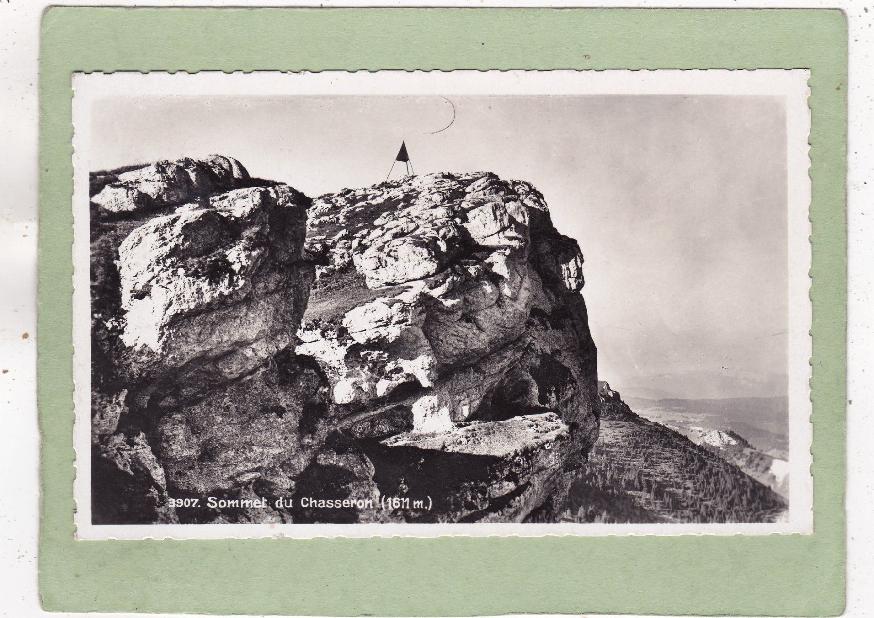 Ansichtskarten: Sommet du Chasseron 1936 – Gebraucht aus Herisau von Lisegrat2008
