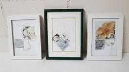 Bilder mit St. Galler Stickerei