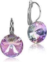 Ohrringe versilbert Primero Crystals 14 mm