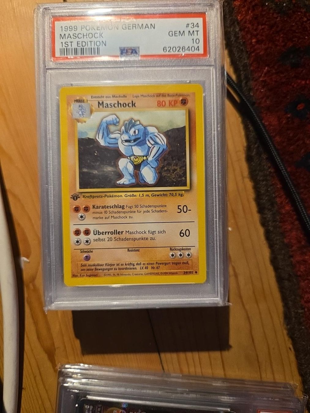 Pokémon Carte collezionabili: pokemon maschock first edition german psa10 – Nuovo (secondo la descrizione) da zumikon venduto da ien_s5p9