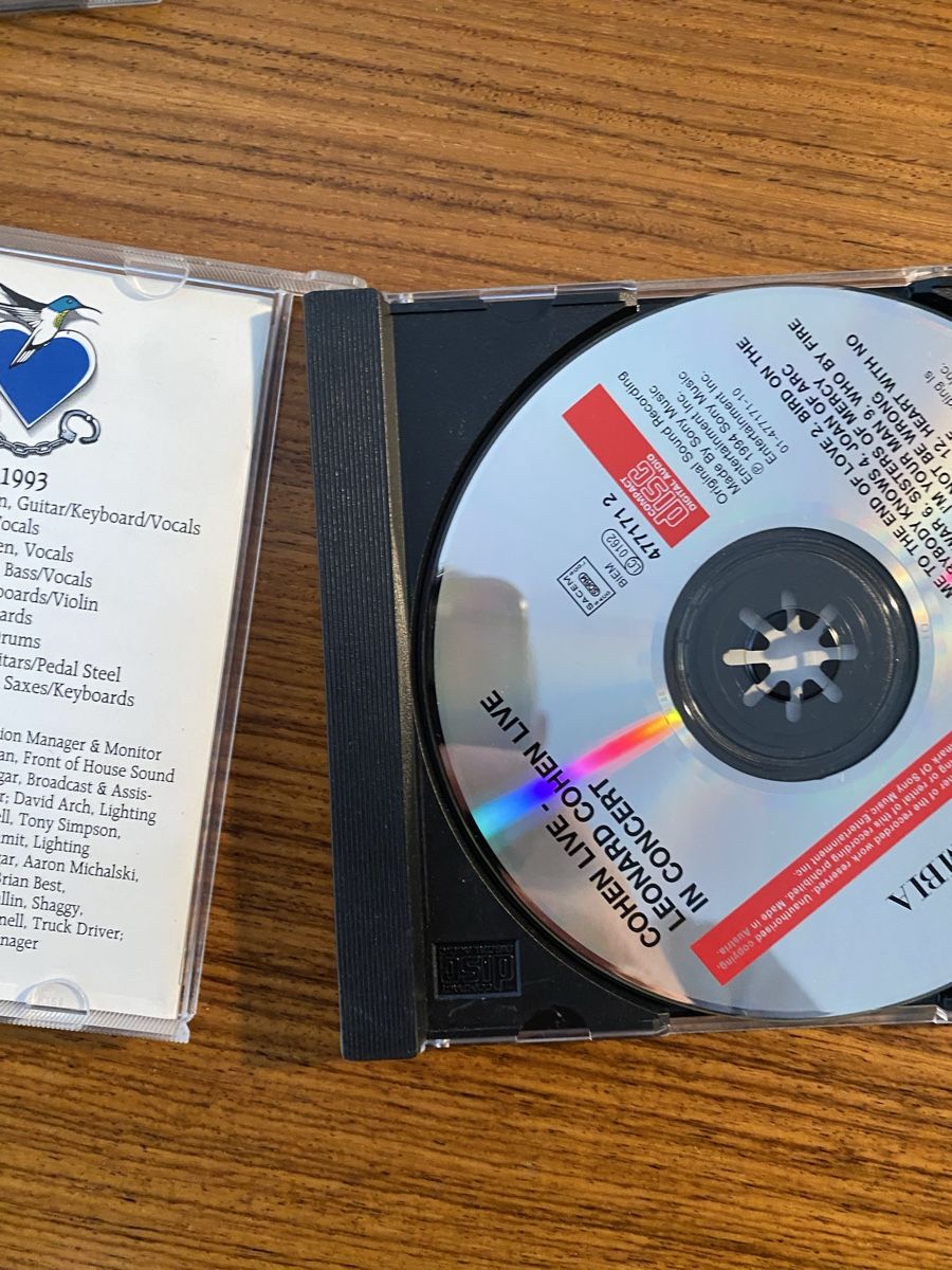 CD: Leonard Cohen Live CD – Usato da Rüschlikon venduto da Granulat204 1