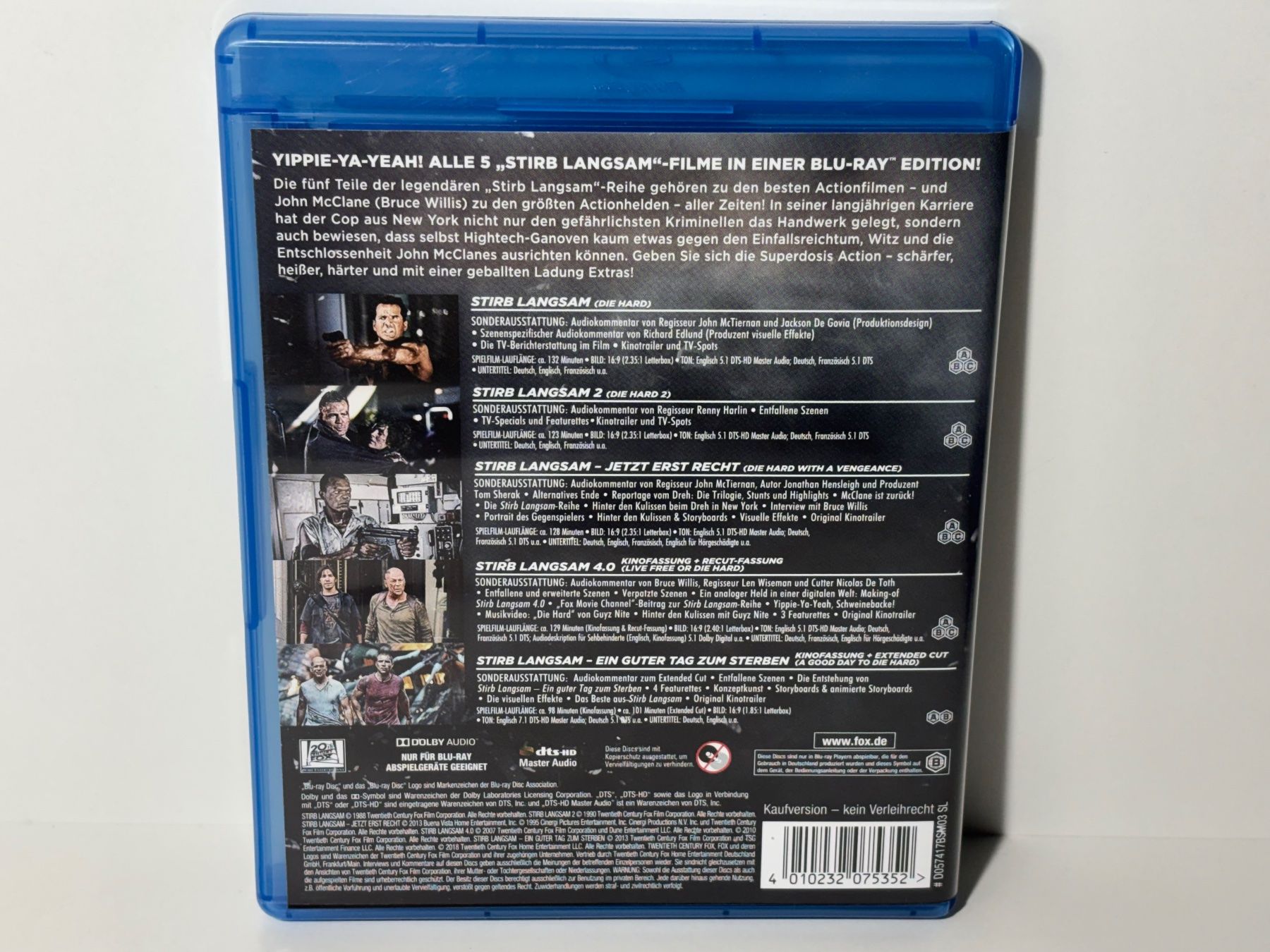 Alle DVDs: Stirb langsam 1-5 Blu Ray – Gebraucht aus Wilderswil von Mr.Fury 1
