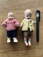 2 Kleine Porzellan Püppchen alt.