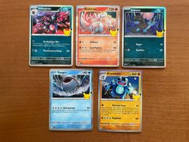 Pokemon Karten Set Holo 30 Jahre (Versand gratis)