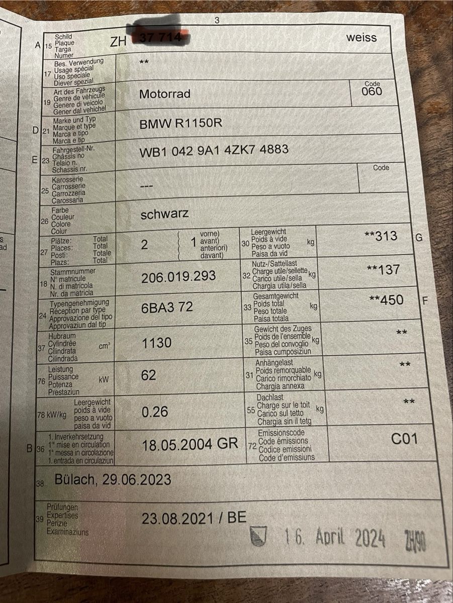 BMW Touring: BMW R 1150 R – Usato da Winkel venduto da deutzer07 7