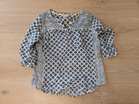 Fat Face Bluse Medaillon Navy, Gr. 40 (UK12)