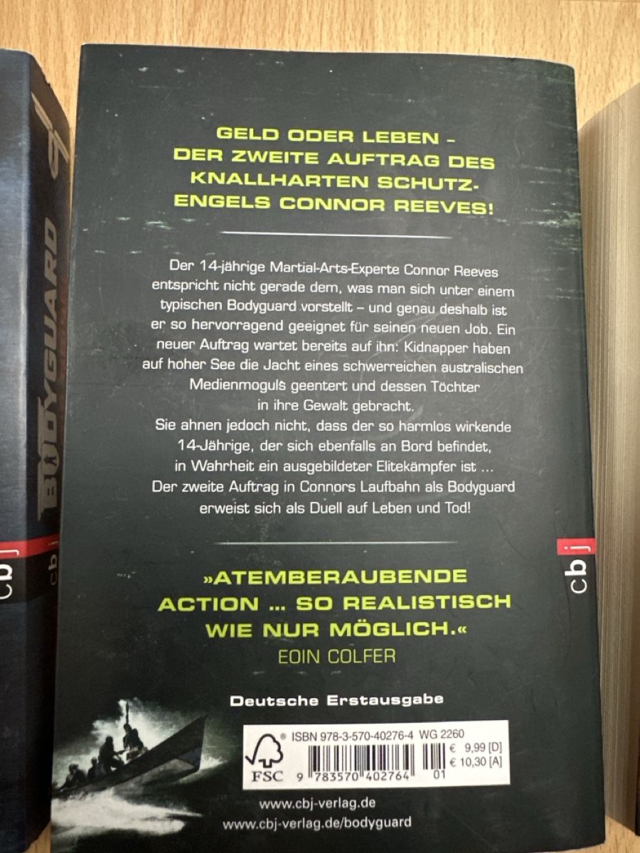 Libri: Body Guard Bücher – Usato da Mörigen venduto da Brassia 4