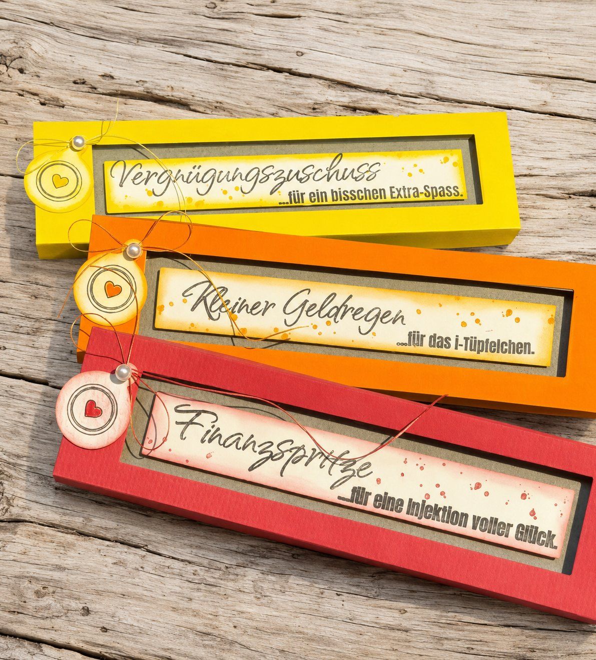 Tampons: Neues Set  Motivstempel  Geldgeschenk – Neuf avec emballage d'origine à Effretikon par wenuss