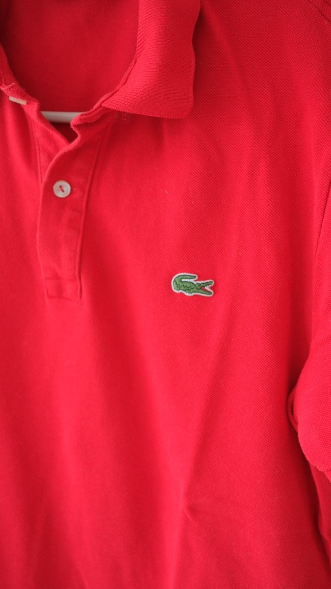 Lacoste Magliette Polo: Lacoste Poloshirt Rot in Grösse L – Usato da Wolfwil venduto da Poulet60 1